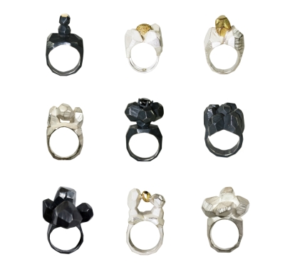 Small Monuments - Ring Collection by David Choi